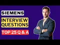 Siemens Interview Questions and Answers for 2026