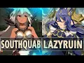 Lagu GBVSR:🔥SouthQuab (Zooey) Vs LazyRuin (Galleon)🔥| High Level Gameplay.