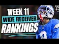 UPDATED TOP 36 WR RANKINGS for Week 11 Fantasy Football Fantasy Football Rankings