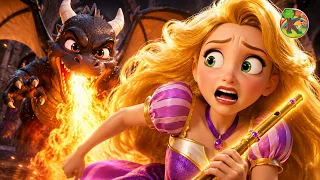 Rapunzel Yanlış Flütü Çalınca Ejderha Uyandı! 🐉😱 | Masal | 4K | KONDOSAN