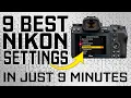 9 BEST NIKON Z SERIES Z5 Z6 Z7 Z9 SETTINGS I CAN T LIVE WITHOUT