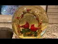 Discolored Snow globe fix how to change snow globe water