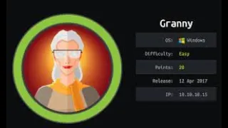 Hack The Box Granny Metasploit