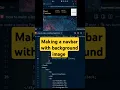 Making a landing page with background image tutorial Tutorial CSS Background Image Navbar