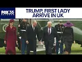 Download Lagu President Trump, First Lady arrive in UK for historic second state visit