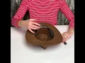 Adjust a hat that is too small using hat roundings