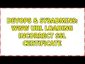 DevOps SysAdmins www URL loading incorrect SSL certificate