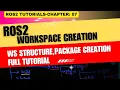 How to create ROS2 workspace and packages - ROS2 workspace file structure