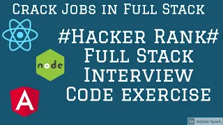 Hacker Rank Full Stack React Code Example