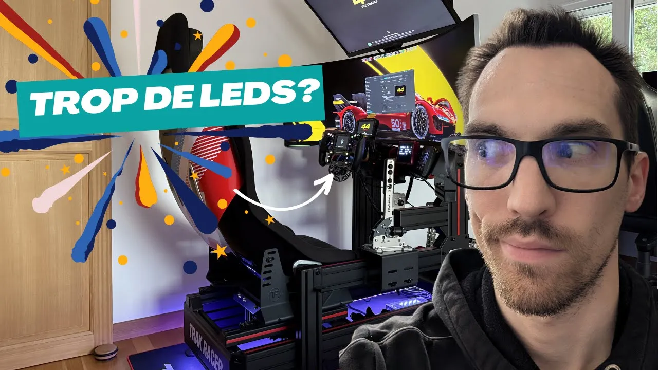 LEDs partout : Ce Setup Sim Racing en fait-il trop ? 💡🎮