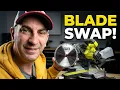 Ryobi 10 Miter Saw Blade Replacement FAST EASY