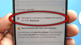 cancellation is allowed up to 2 hours after placing the order