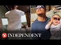 NFL star Patrick Mahomes races to cover daughter s eyes as she tries to look at eclipse