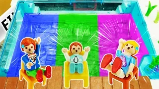 Download Playmobil Film Deutsch ANTWORTE RICHTIG SONST FÄLLST DU IN POOL CHALLENGE! Kinderfilm Familie Vogel MP3