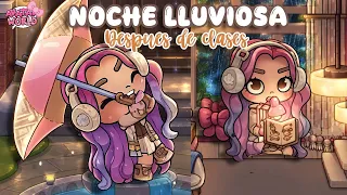 ☁️RUTINA DESPUES de CLASES EN UN DIA LLUVIOSO UNIVERSIDAD🌧️ |  Cozy Dorm Life ASMR Avatar world