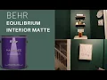 DIY Bathroom Painted - BEHR Marquee Equilibrium Interior Matte