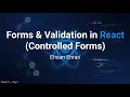 Week 5 - Day 2 React Hook Form Schema Validation
