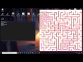 Creating and solving mazes C programm Recursive backtracking A Star