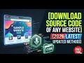 How to Download Source Code of Any Website 2026 Latest 100 Working Learn With Sazzad