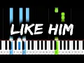 Download Lagu Tyler, The Creator - Like Him (feat. Lola Young) - Piano Tutorial