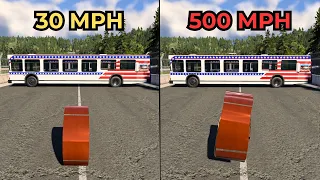 Rolling Bronze Coil vs 10 Buses BeamNG Drive