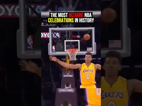 The Most BIZARRE Celebrations In NBA History 🏀 #nba #basketball #sports