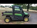 Clean or replace cabin air filter on John Deere Gator XUV 835R