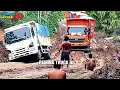 Download Lagu Bikin Merinding ‼️ Jeritan Meesin Truk Batubara Fuso Oren \u0026 Hino 500 Tersiksa Dilintasan Extreme