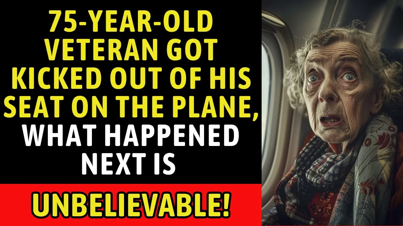 Outline Video 75-Year-Old Veteran Got Kicked Out of His Seat on the Plane, What Happened Next Is Unbelievable!