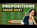 Spanish Prepositions MADE EASY Learn Spanish for Beginners