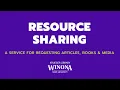 Resource Sharing An Introduction
