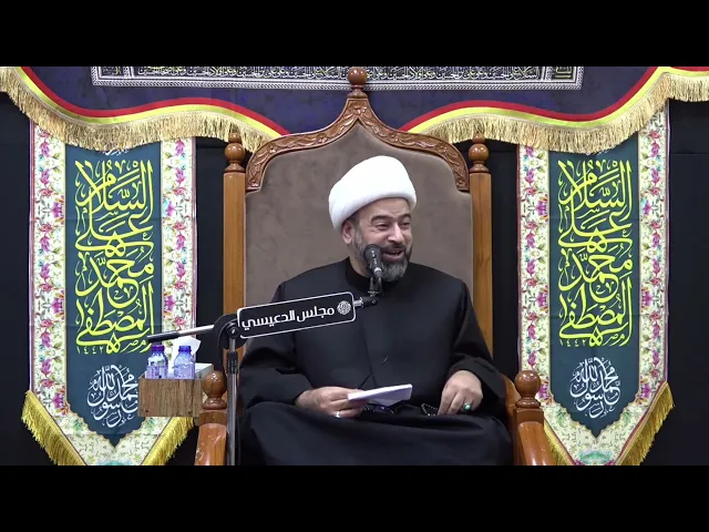 ⁣كيف كان أبا طالب يرعى النبي محمد (ص) - الشيخ ياسين الجمري - مجلس الدعيسي