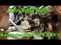 Replacing the starter on a Chevy Malibu Ecotec engine