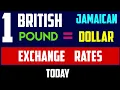 Pound to Jamaican Dollars Rates Today 26 June 2024