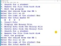 010 Part 3 of 3 Modify Delete Search Binary File Menu Driven Program