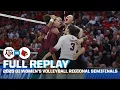 Texas A M vs Louisville 2025 NCAA women s volleyball regional semifinals FULL REPLAY
