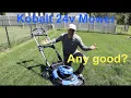 Kobalt 24v Mower REVIEW
