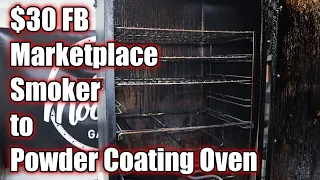 DIY Powder Coating Oven Using a $30 FB Marketplace Smoke