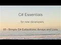 C Essentials - 06