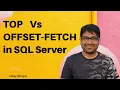 TOP OFFSET-FETCH SQL Server SQL Tutorial