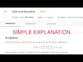 Split and Maximize codechef solution in c November Long 2022 Rated for Div 3 4