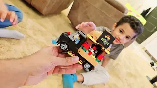 مراد مع سيارة البرجر