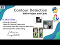 OPENCV-PYTHON Contour Detection Functions Uses and Demonstration