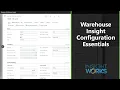 Warehouse Insight Configuration Essentials C14