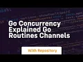 go concurrency explained go routines channels
