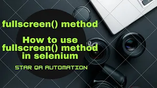 Full screen in selenium - fullscreen method
