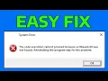 How To Fix ucrtbase dll Missing The Code Execution Cannot Proceed Because ucrtbase dll Was Not Found