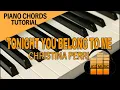 Download Lagu Tonight You Belong To me - Christina Perri - Piano Chords Tutorial