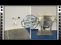 Installing a stainless commercial sink