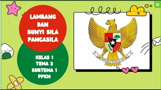 Download Lambang dan Bunyi Sila Pancasila kelas 1 Tema 3 Subtema 1 PPKn MP3